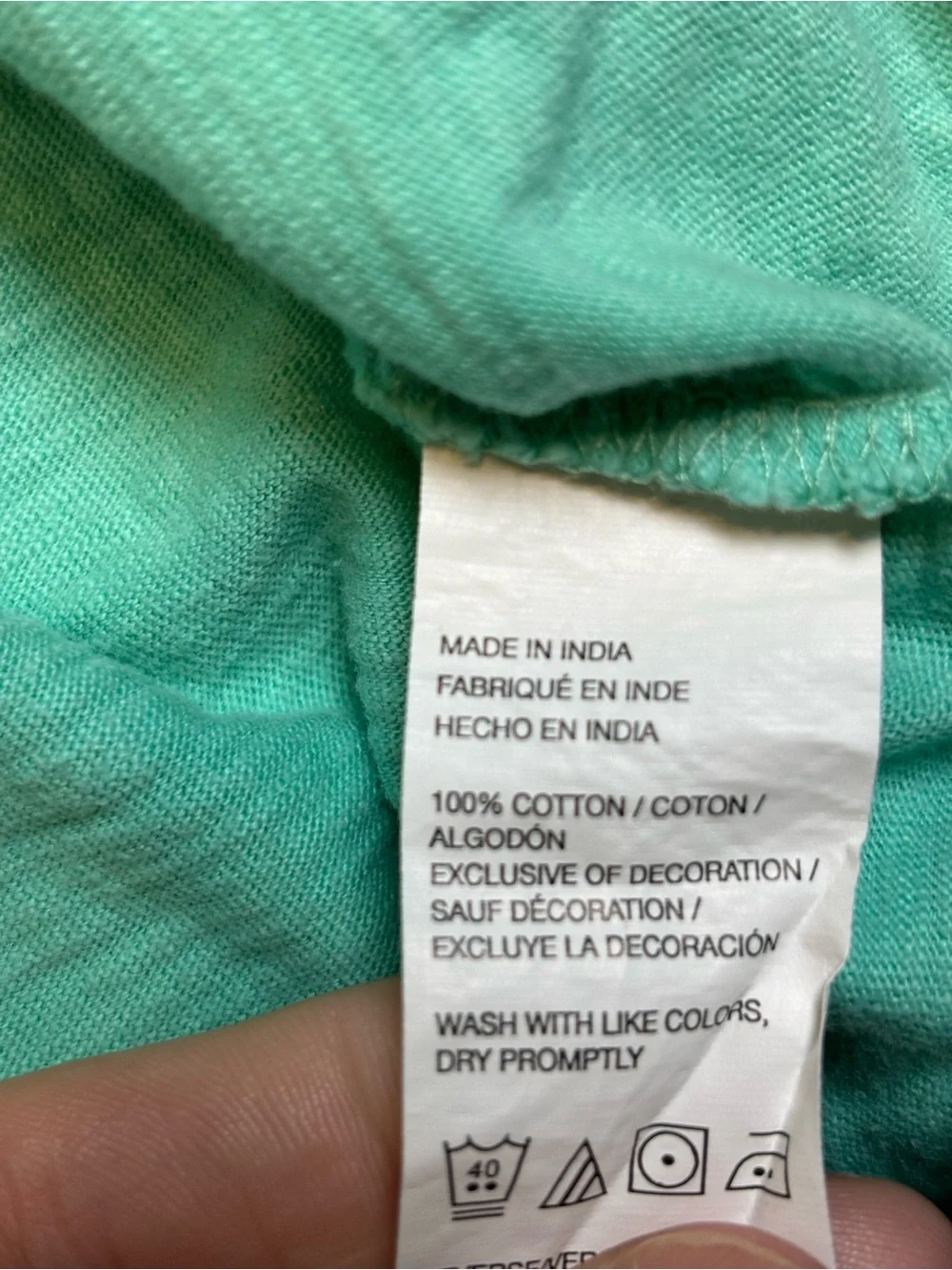 Izod Mint Green Polo Bottoms with Chambray Trim